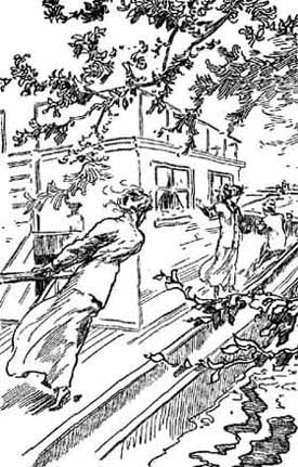 Miss Elting Handled the Tiller. Miss Elting Handled the Tiller.