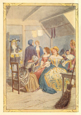 The garret was still a sybil's den. The garret was still a sybil's den.