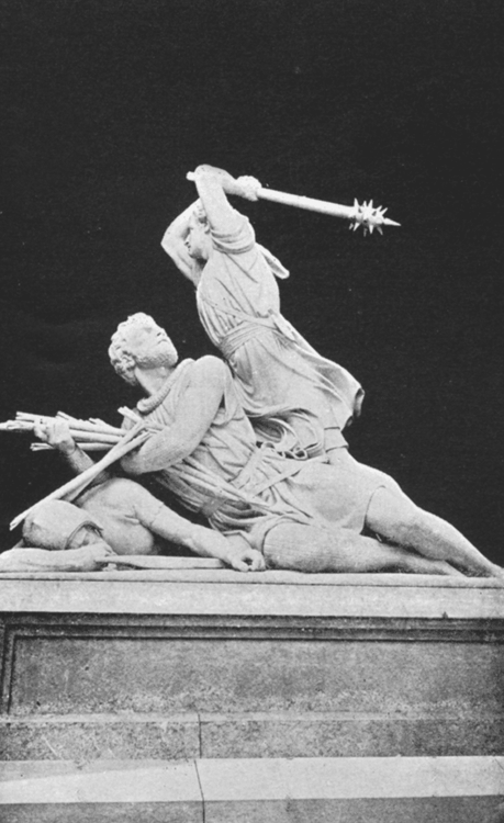 STATUE OF ARNOLD WINKLERIED. STATUE OF ARNOLD WINKLERIED.