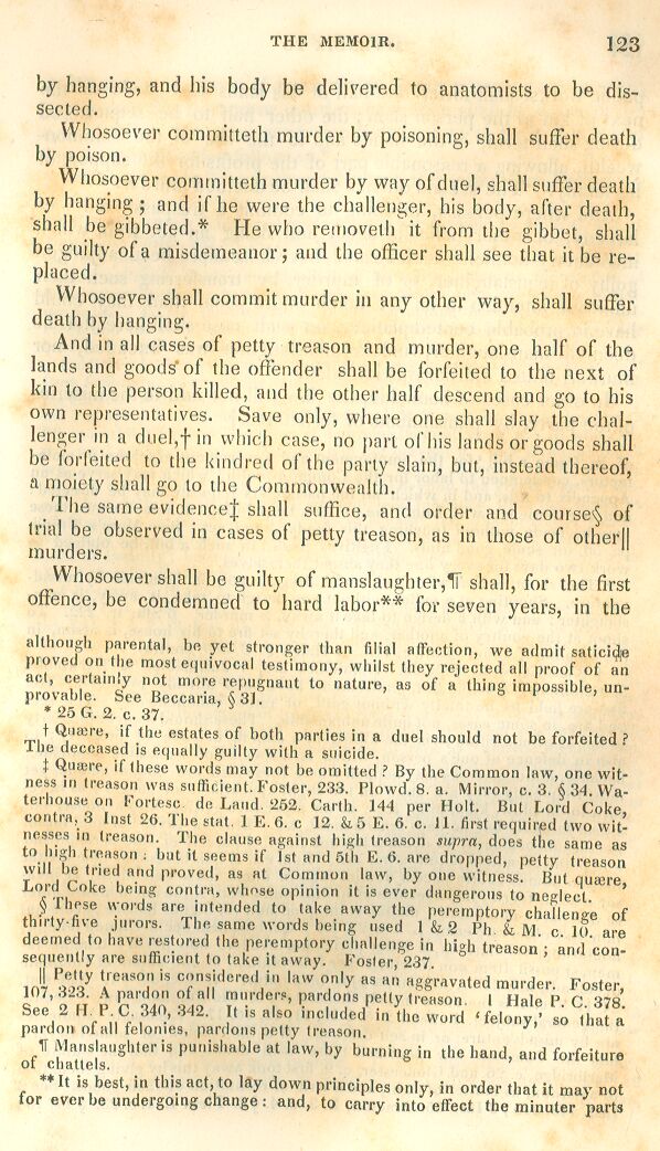 Bill for Proportioning Crimes and Punishments, Page123