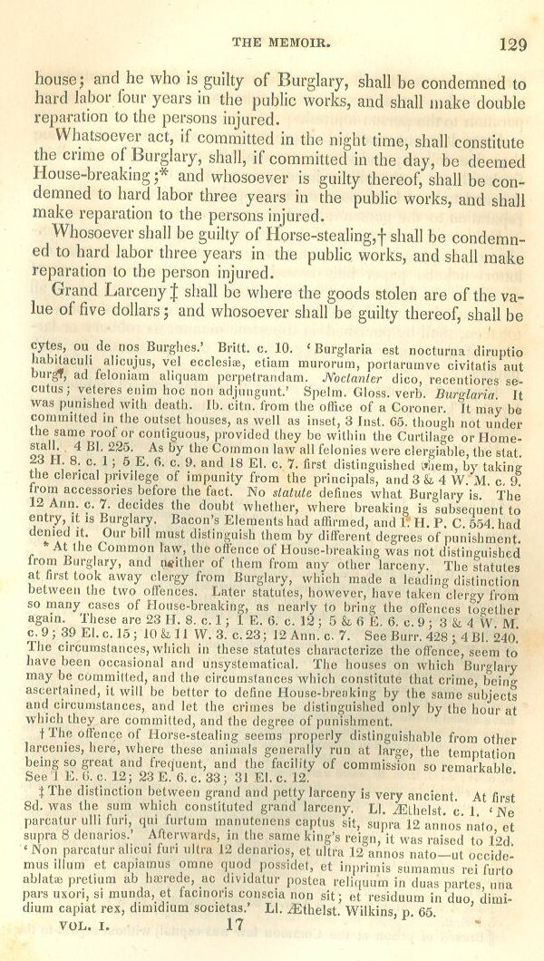 Bill for Proportioning Crimes and Punishments, Page129