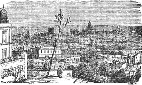 PARIS FROM MONTMARTRE. PARIS FROM MONTMARTRE.