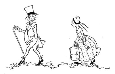 A funny-looking old gentleman engaged her and took her home A funny-looking old gentleman engaged her and took her home