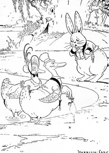 Peter noticed those feet the first time he met Mr. and
Mrs. Quack. Peter noticed those feet the first time he met Mr. and
Mrs. Quack.