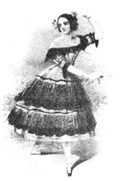 Pauline Duvernay at Covent Garden, 1833-1838.