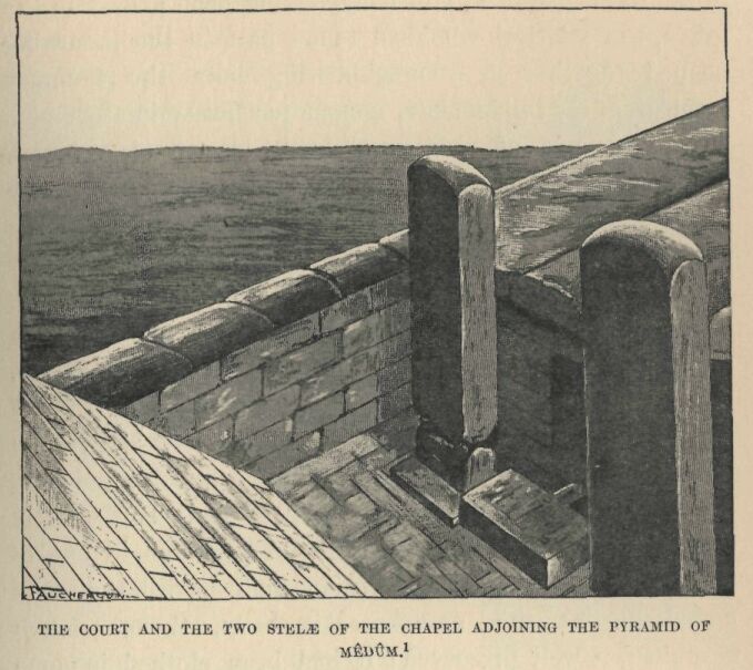 171.jpg the Court and The Two StelÆ of The Chapel Adjoining the Pyramid of MêdÛm 