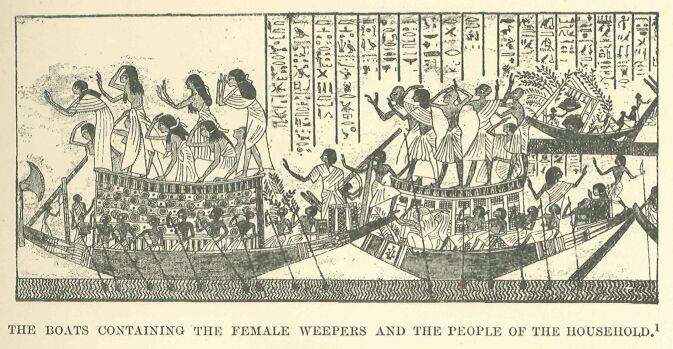 015.jpg the Boats Containing The Female Weepers and The People of the Household
