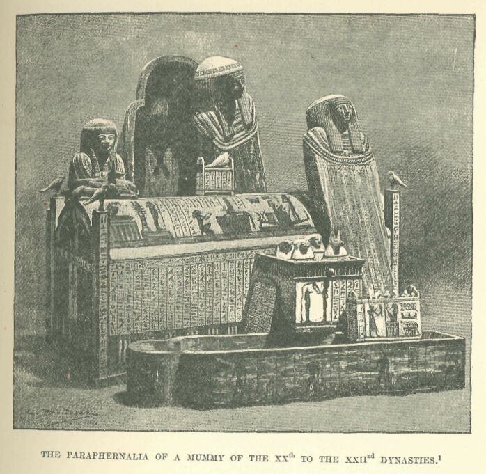 025.jpg the Paraphernalia of a Mummy Of The Xxth to The Xxiind Dynasties