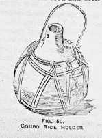 FIG. 50. GOURD RICE HOLDER.
