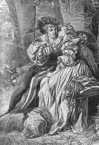 a hársak alatt, a padon ült istván és
klára...