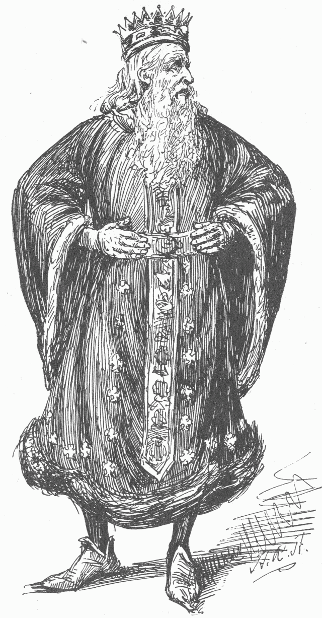 "DIVIL A WAN O' ME KNOWS," SAYS HE. Illustration: "DIVIL A WAN O' ME KNOWS," SAYS HE.