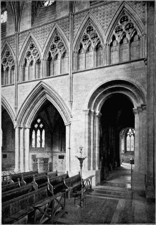 THE NORTH TRANSEPT. Illustration: THE NORTH TRANSEPT.