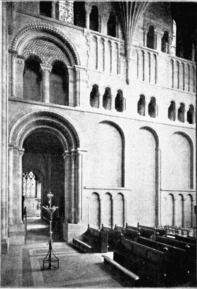 EAST WALL OF THE SOUTH TRANSEPT. Illustration: EAST WALL OF THE SOUTH TRANSEPT.