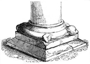 Base. Crypt, St. Peter's, Oxford, c. 1100.