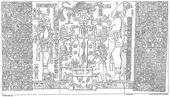 Fig. 48.&mdash;The Palenquean Group of the Cross.