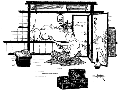 Gombéiji s'enfonça le couteau dans le ventre Gombéiji s'enfonça le couteau dans le ventre