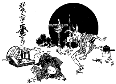 Le blaireau ne tarda pas à rendre le dernier soupir Le blaireau ne tarda pas à rendre le dernier soupir