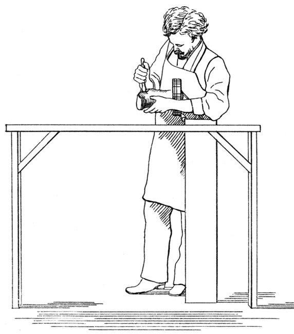 Taking out the welt with a knife Taking out the welt with a knife