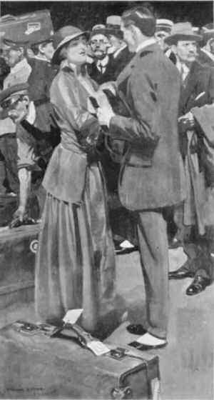 "And then her hands were in his and she was looking into his
beloved eyes once more."