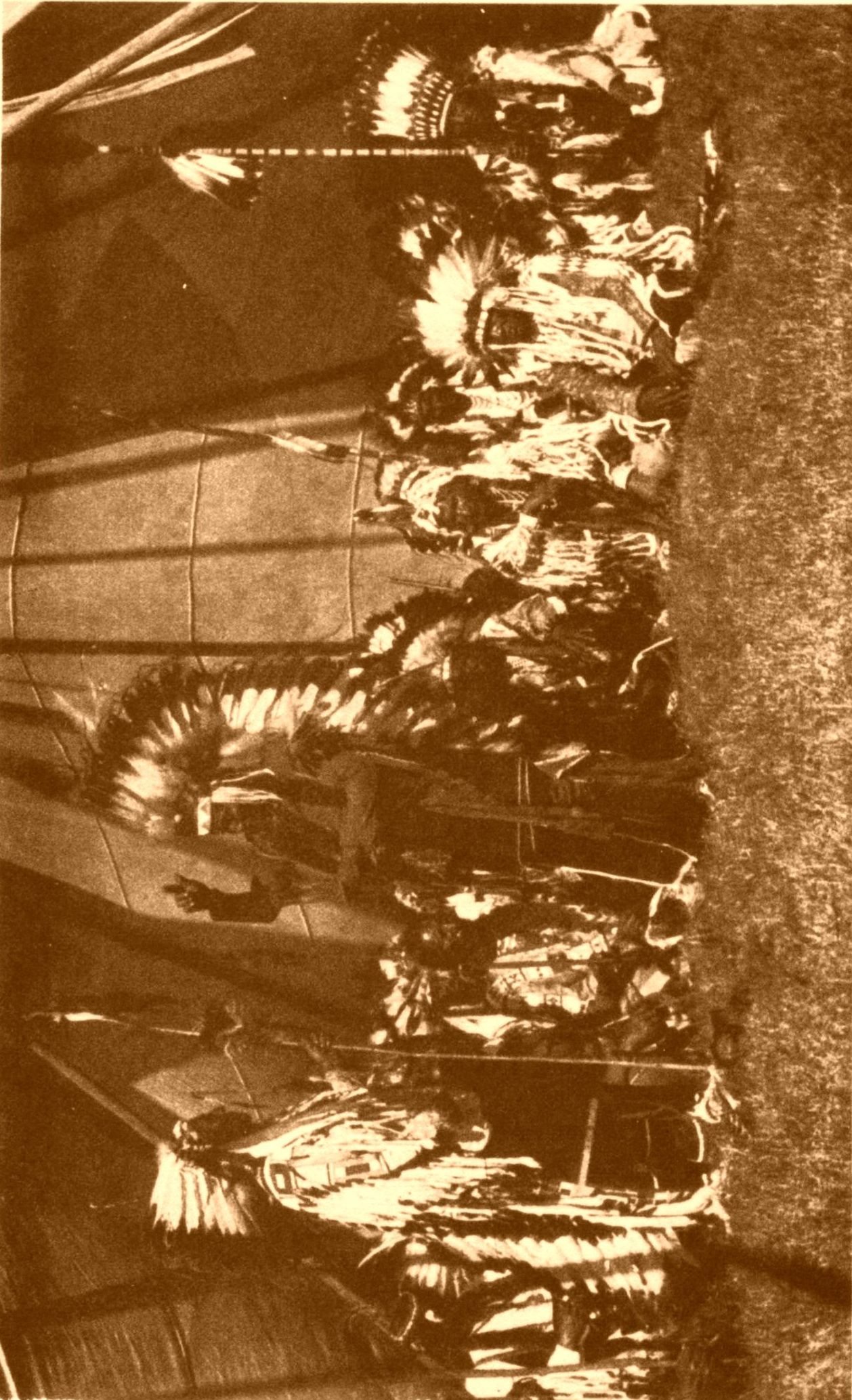 Chief Koon-Ka-Za-Chy Addressing the Council Chief Koon-Ka-Za-Chy Addressing the Council