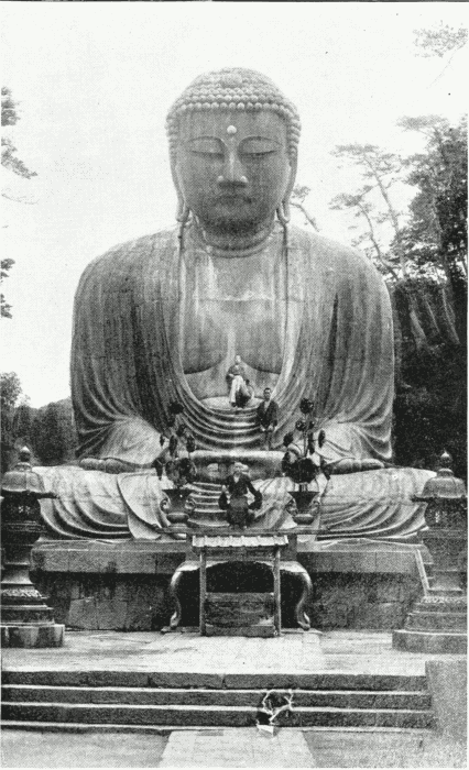 Daibatsu At Kamakura. Illustration.