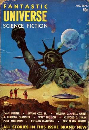 Magazine Cover Fantastic Universe Science Fiction