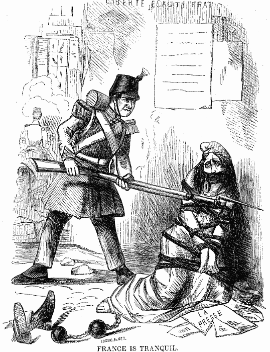 France Is Tranquil. Illustration.