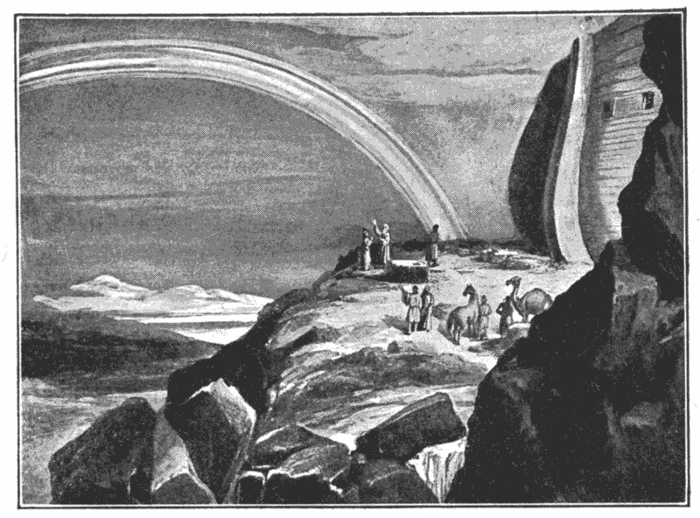The Bow Of Promise. "This is the token of the covenant." Gen. 9:17. Illustration.