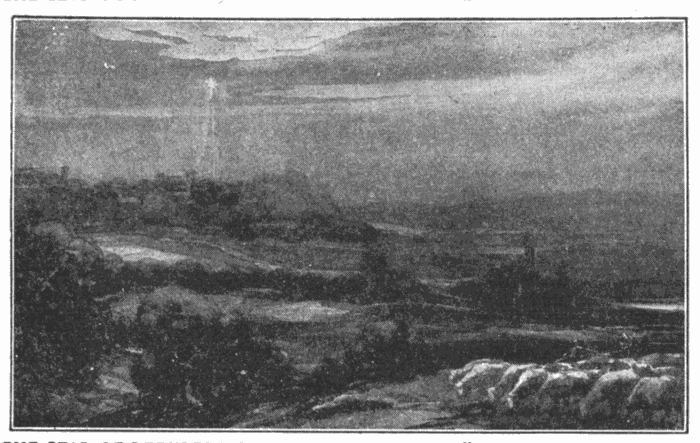 The Star Of Bethlehem. "There shall come a Star out of Jacob." Num. 24:17. Illustration.