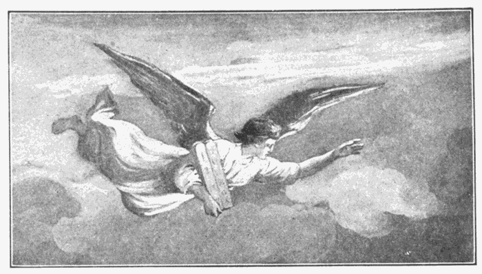 The Angel With The Seal. "Bind up the testimony, seal the law among My disciples." Isa. 8:16. Illustration.
