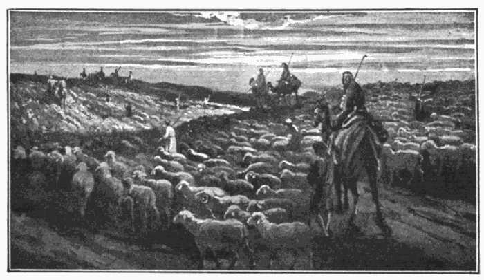 Abraham's Journey To Canaan. "By faith Abraham, when he was called to go out, ... obeyed." Heb. 11:8. Illustration.