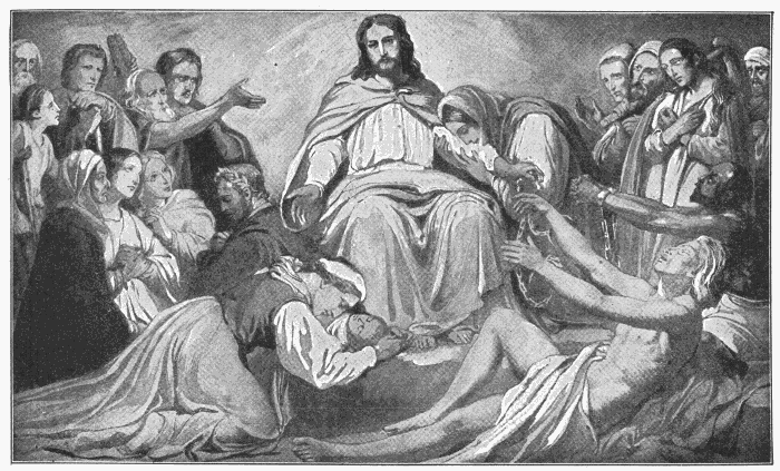 Christ The Consoler. "Come unto Me, all ye that labor and are heavy-laden, and I will give you rest." Matt. 11:28. Illustration.