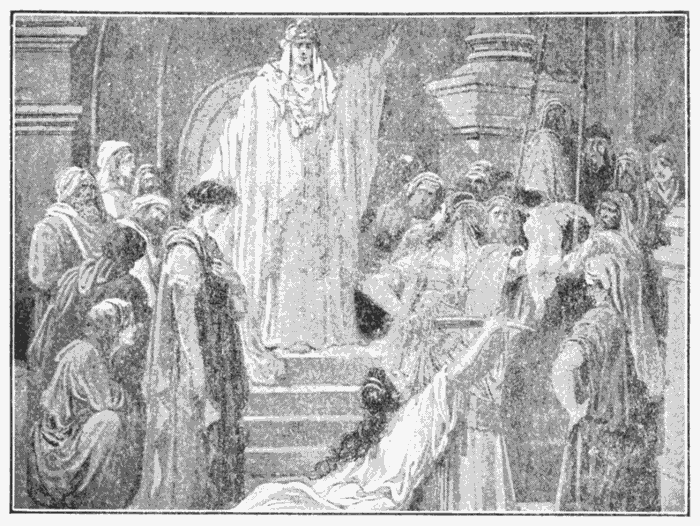 Wisdom Of Solomon. "The fear of the Lord is the beginning of wisdom." Ps. 111:10. Illustration.