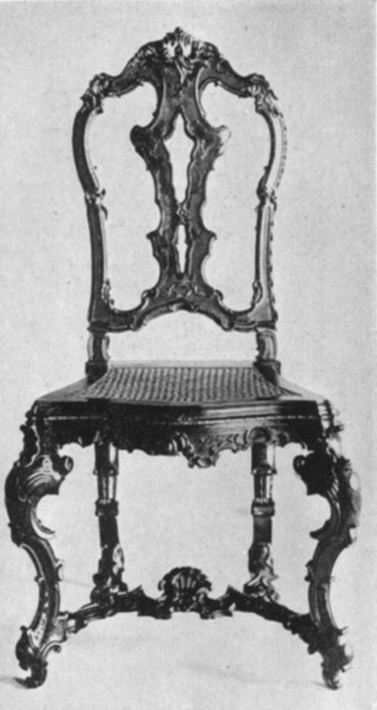 Chair, Pearwood Venetian. Early XVIII Century Chair, Pearwood Venetian. Early XVIII Century