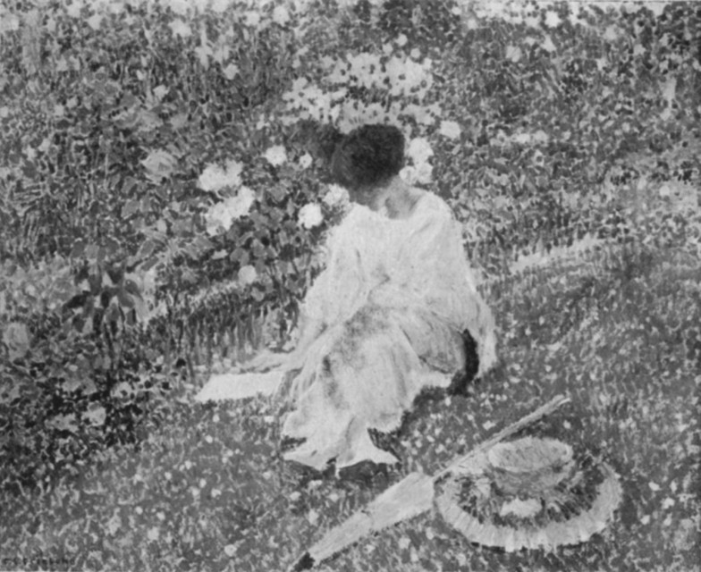 Garden in June. Frederick C. Frieseke, 1874- Garden in June. Frederick C. Frieseke, 1874-