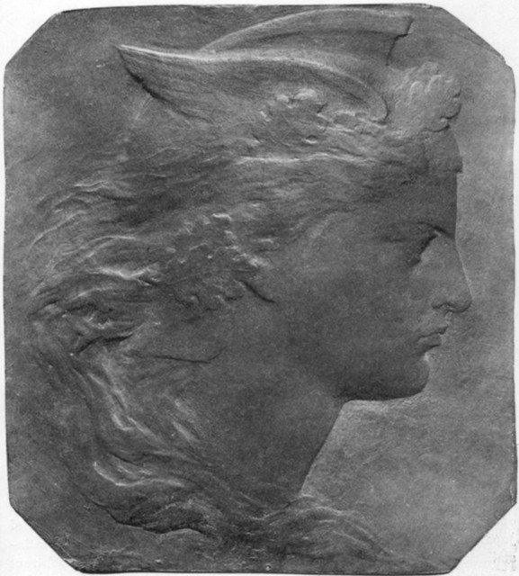 Plaque, La Guerre. Hubert Ponscarme, 1827-1903 Plaque, La Guerre. Hubert Ponscarme, 1827-1903