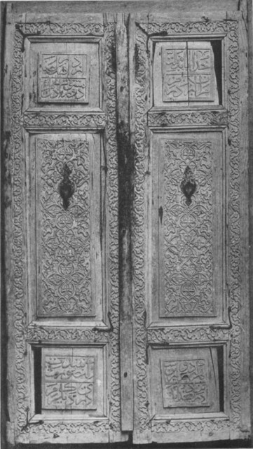 Mosque Doors, Carved Wood, Persian, about 1500 Mosque Doors, Carved Wood, Persian, about 1500