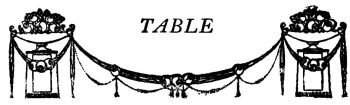 TABLE TABLE
