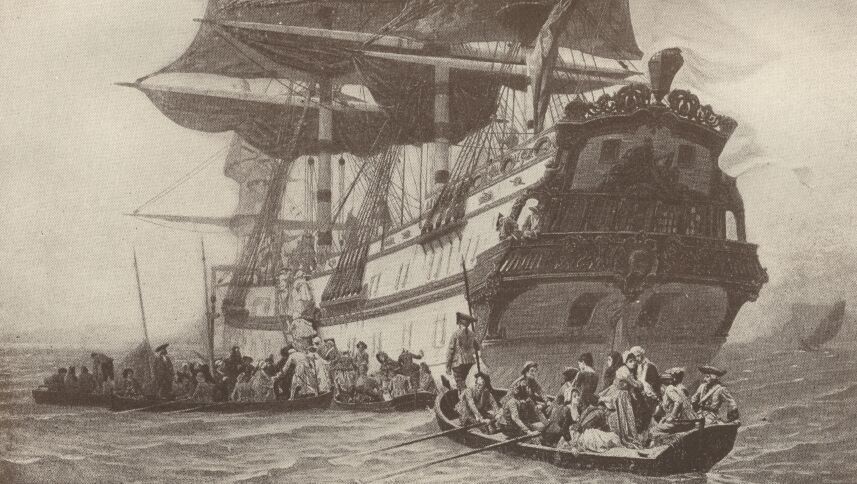 Mississippi Colonization--painted by C. E. Delort