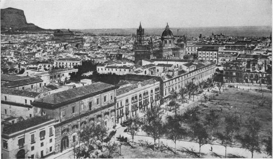 Palermo, “the Panormos of old ... looks straight out
toward the rising sun.”