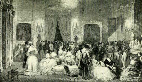 Une soire chez le duc d'Orlans