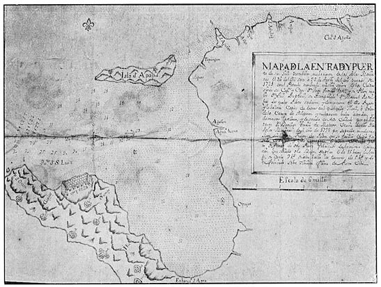 Chart of the port of San Luis, in the Marianas Islands, 1738; by Adjutant Domingo Garrido de Malavar