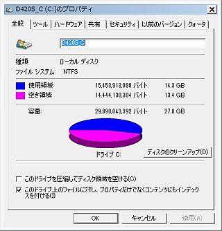 図3:約半分で済んでいる <click>→図4:HDBENCHの結果は良くない